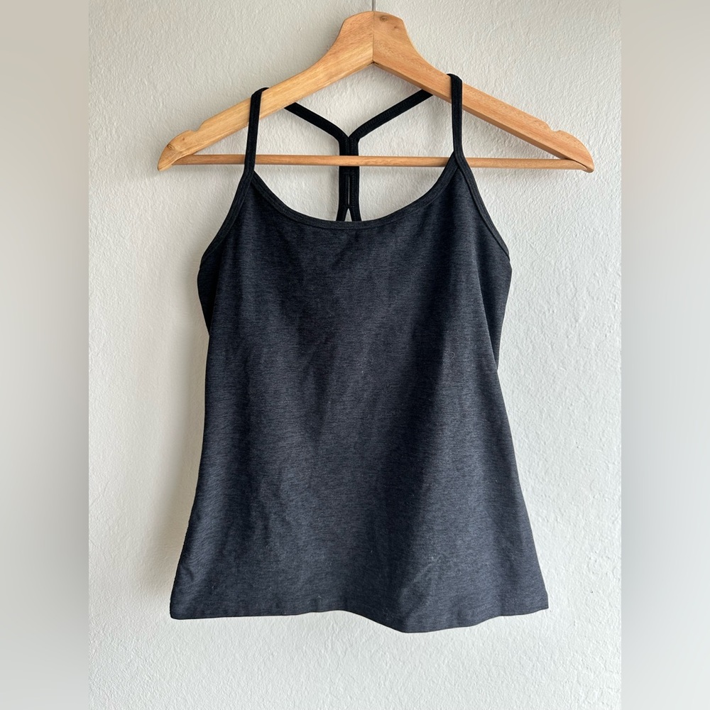 Beyond Yoga | Spacedye Slim Racerback Cami in Navy Blue Size M